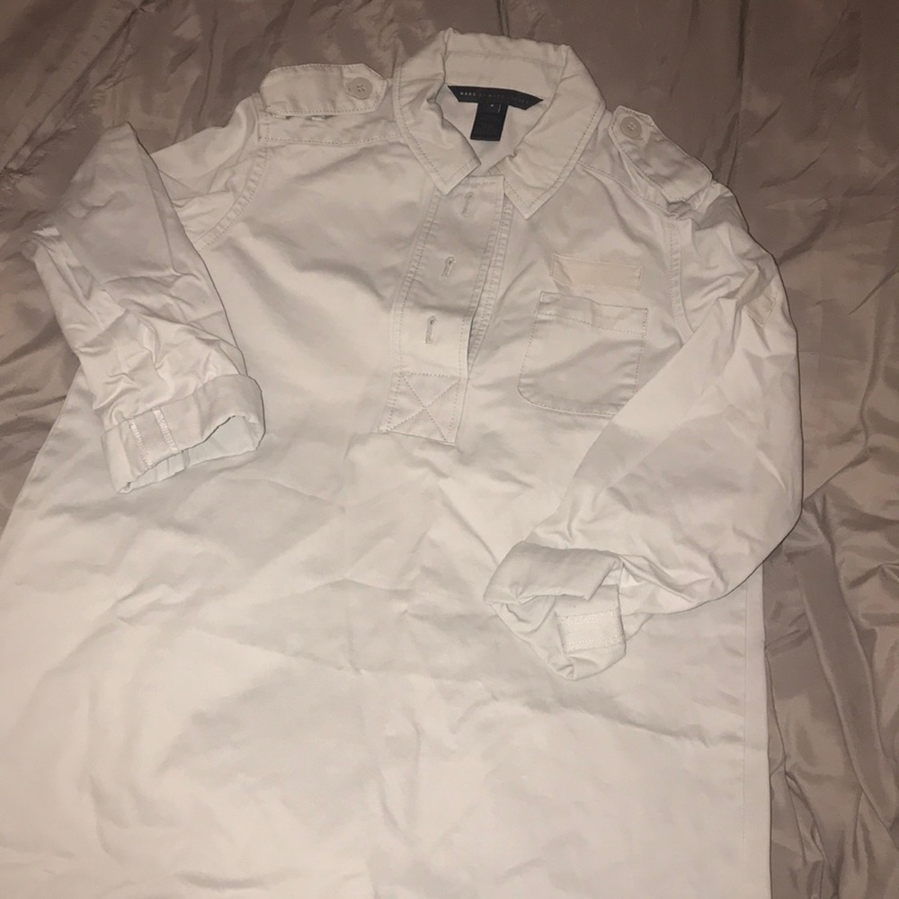 marc by marc jacobs manatee grey safari dress - Picture 2 of 8